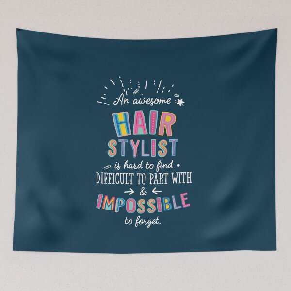 Item preview, An awesome Hair Stylist Gift Idea - Impossible to Forget Quote designed and sold by betternotes.
