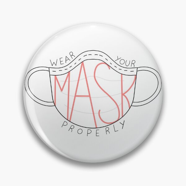 Item preview, Wear Your Mask Properly designed and sold by sophiajohannah.
