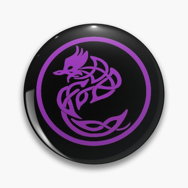 Item preview, Tattoo Style Purple Dragon designed and sold by Trace1234.