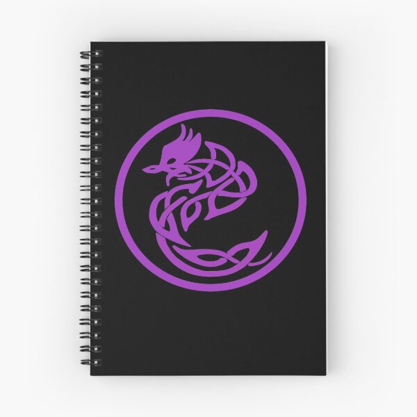 Item preview, Tattoo Style Purple Dragon designed and sold by Trace1234.