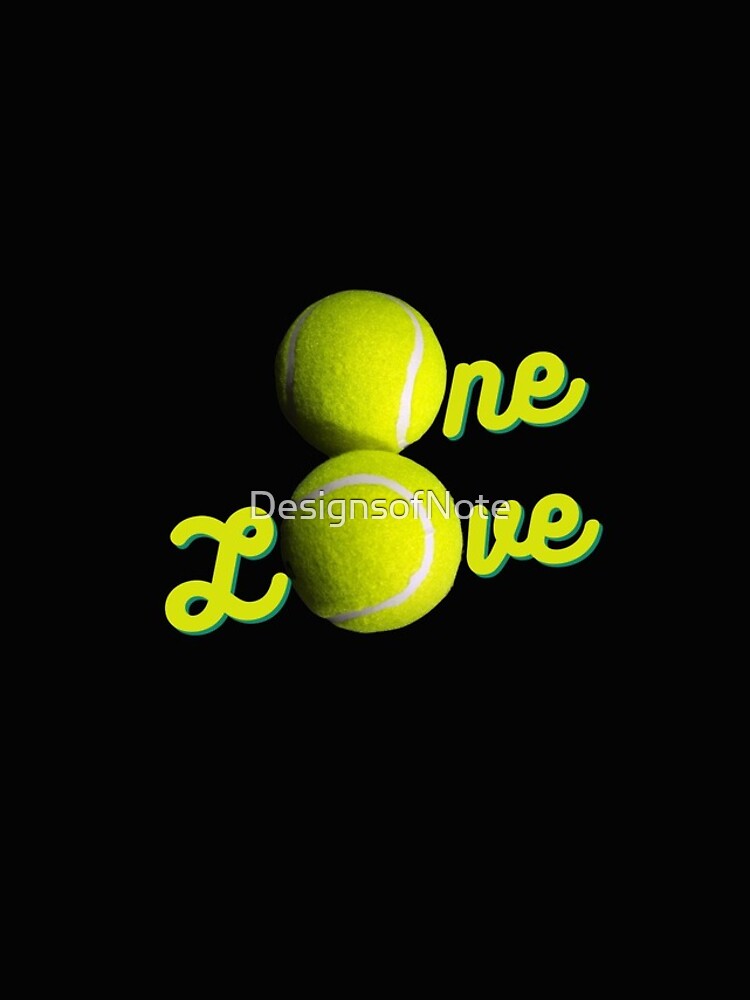Thumbnail 4 of 4, iPhone Case, One Love Tennis Typography designed and sold by DesignsofNote.
