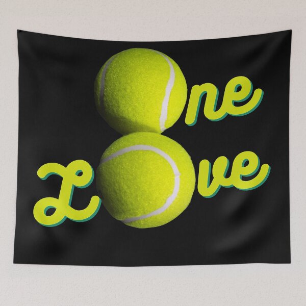 Item preview, One Love Tennis Typography  designed and sold by DesignsofNote.