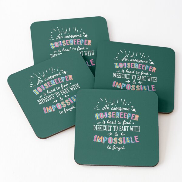 Item preview, An awesome Housekeeper Gift Idea - Impossible to Forget Quote designed and sold by betternotes.
