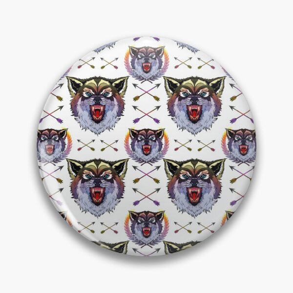 Item preview, Wolf pattern designed and sold by IllustrateLaw.