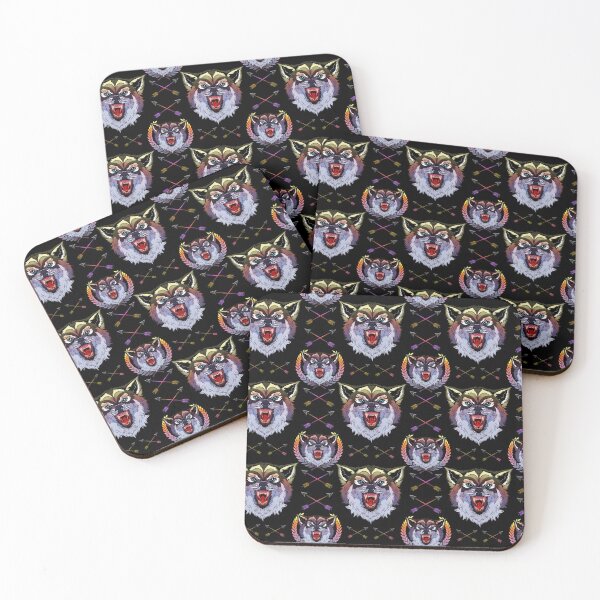 Item preview, Wolf pattern designed and sold by IllustrateLaw.
