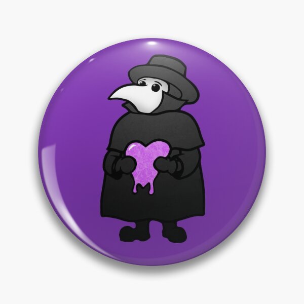 Item preview, Plague Love (púrpura) - Lindas pegatinas del Doctor Plague, etc. designed and sold by Sydney_Cardew.