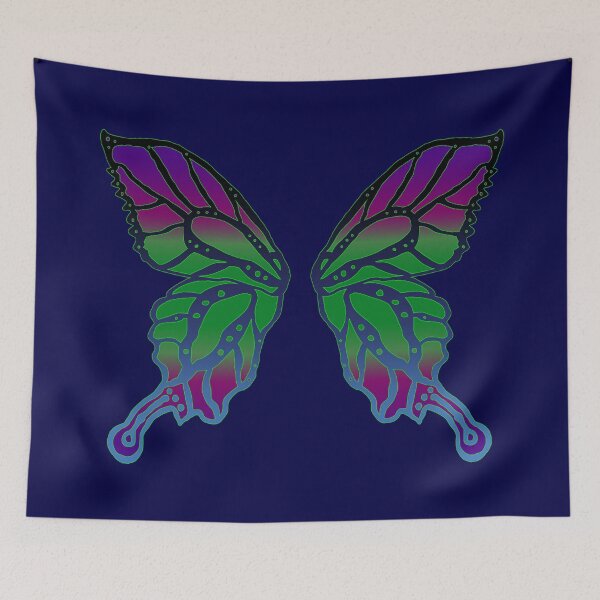 Item preview, Butterfly Faerie Wings you can wear!!!! (Aurora Borealis) designed and sold by foxandtigersden.