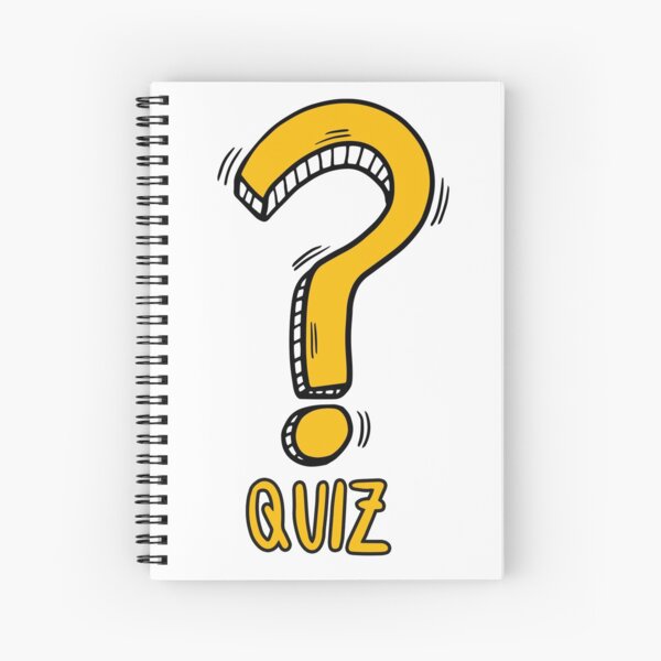 Only Connect Quiz Test Spiral Notebook