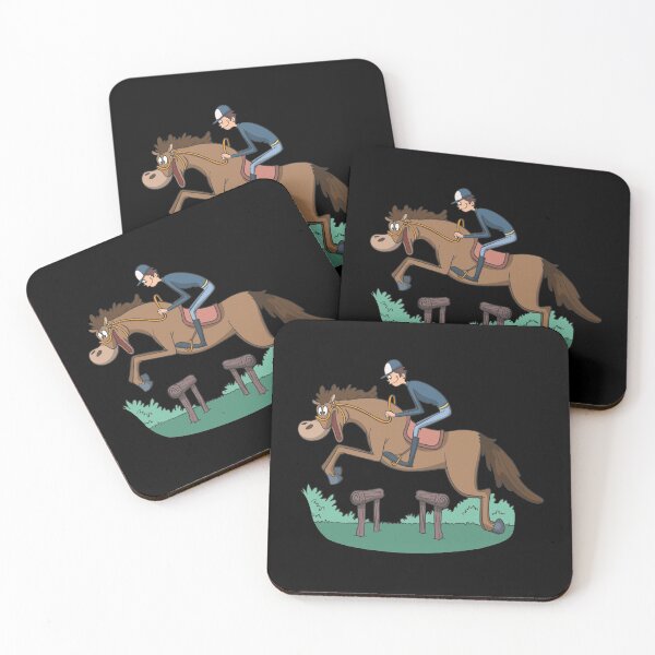 Item preview, Rider and horse jumping designed and sold by Monkey Ful.