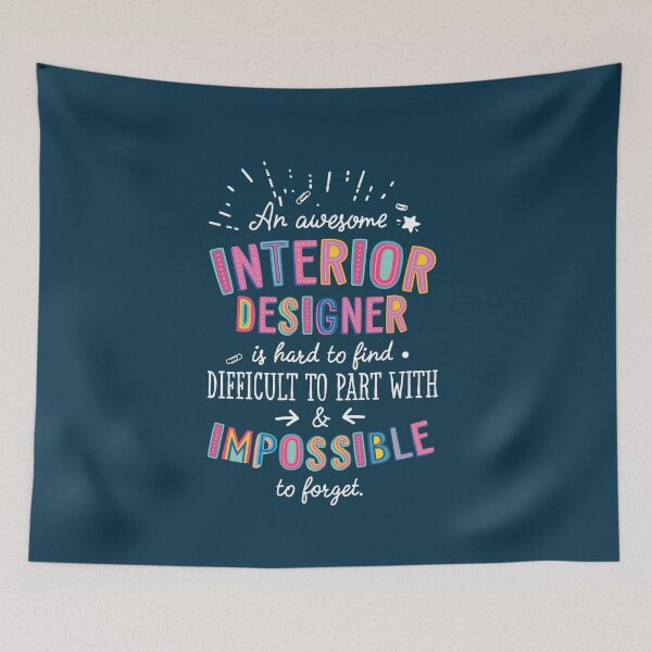 Item preview, An awesome Interior Designer Gift Idea - Impossible to Forget Quote designed and sold by betternotes.
