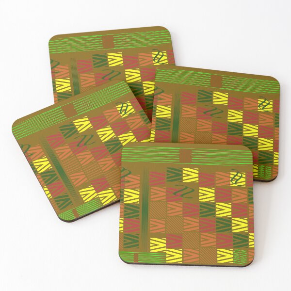 Artikelvorschau, Afrikanisches Kente-Tuch inspiriert entworfen und verkauft von Carlis Designs.
