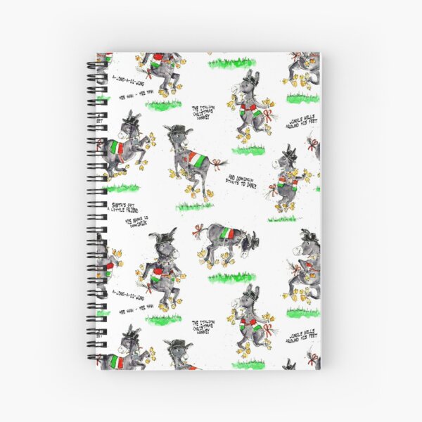 Item preview, Dominick the Italian Christmas Donkey illustration designed and sold by Katharine Harper.