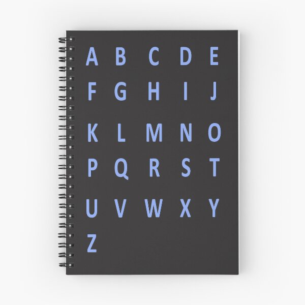 Item preview, complete alphabet - dark blue designed and sold by ZiphGames.