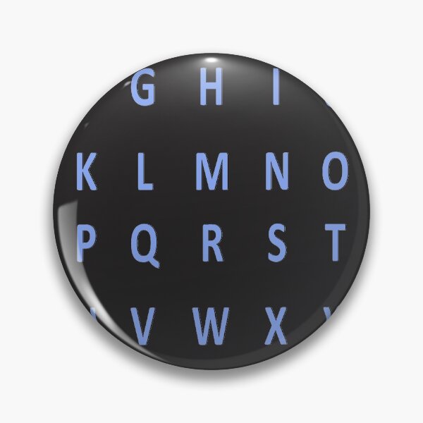 Item preview, complete alphabet - dark blue designed and sold by ZiphGames.