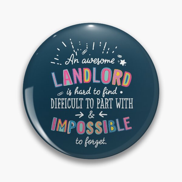 Item preview, An awesome Landlord Gift Idea - Impossible to Forget Quote designed and sold by betternotes.