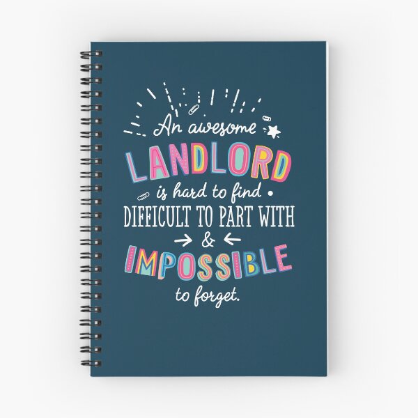 Item preview, An awesome Landlord Gift Idea - Impossible to Forget Quote designed and sold by betternotes.