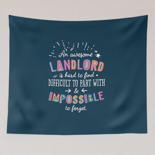 Item preview, An awesome Landlord Gift Idea - Impossible to Forget Quote designed and sold by betternotes.