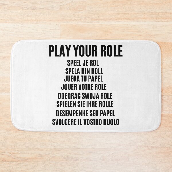 Item preview, PLAY YOUR ROLE (WORLDWIDE) designed and sold by Skeelo702.