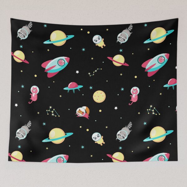 Item preview, Space Cuties Pattern designed and sold by LittleChelsea.