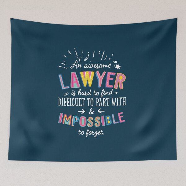 Item preview, An awesome Lawyer Gift Idea - Impossible to Forget Quote designed and sold by betternotes.