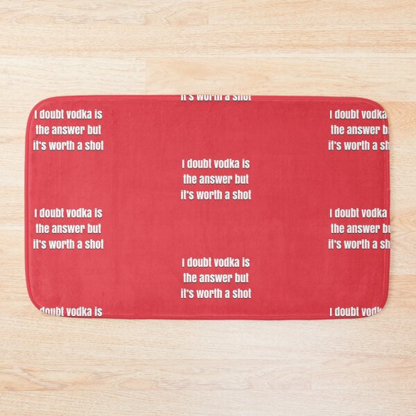 Item preview, I doubt vodka’s the answer but it’s worth a shot designed and sold by BellaTho.