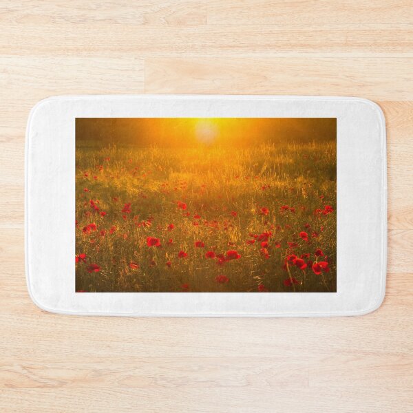 Item preview, Summer Sunset Over A Field Of Poppies designed and sold by Fergal Gleeson.