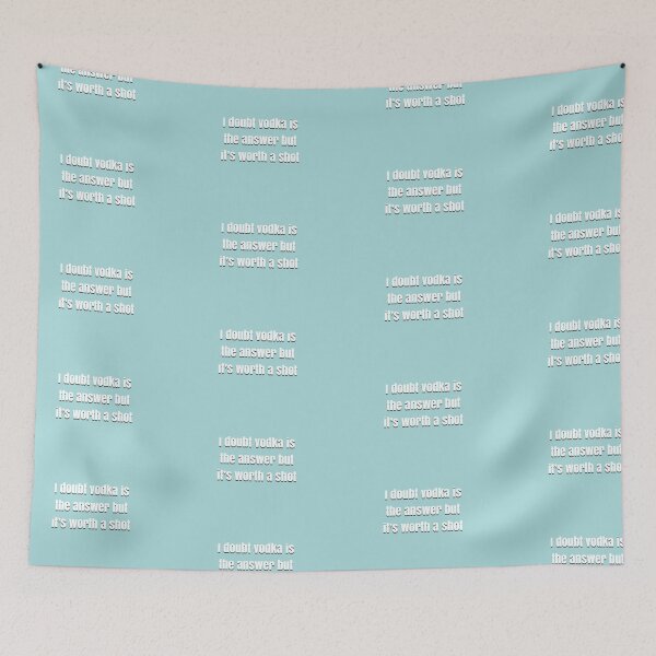 Item preview, I doubt vodka’s the answer but it’s worth a shot designed and sold by BellaTho.