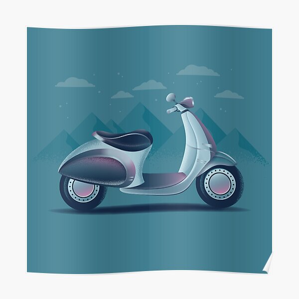 Scooter - Blue Poster