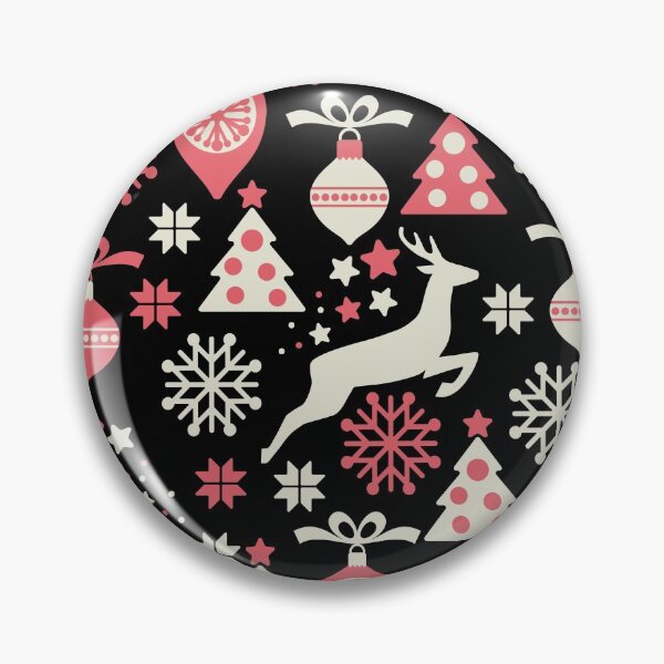 Item preview, Copy of Black christmas pattern designed and sold by Con Inspo.