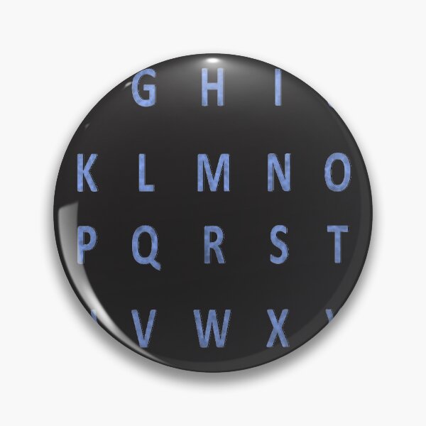 Item preview, complete alphabet - dark blue suede designed and sold by ZiphGames.