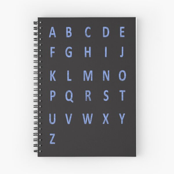 Item preview, complete alphabet - dark blue suede designed and sold by ZiphGames.