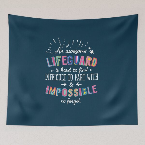 Item preview, An awesome Lifeguard Gift Idea - Impossible to Forget Quote designed and sold by betternotes.