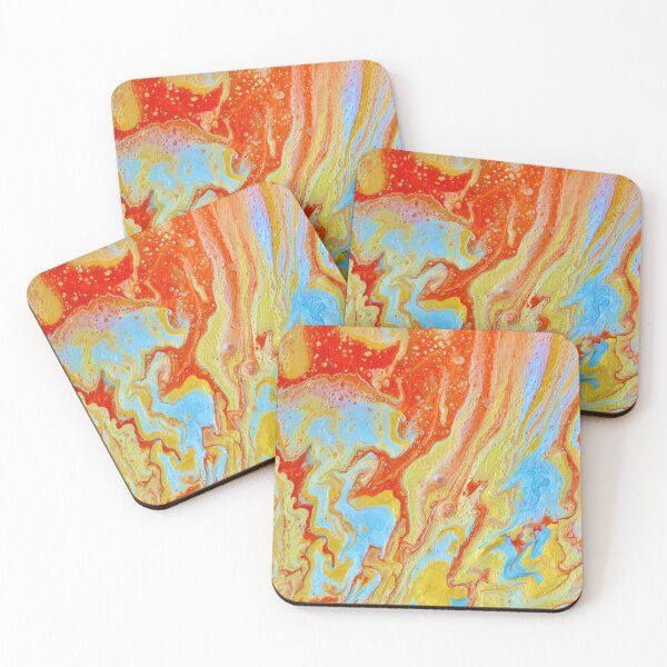 Item preview, Precious Gemstone acrylic abstract painting designed and sold by Color Splash Gallery.