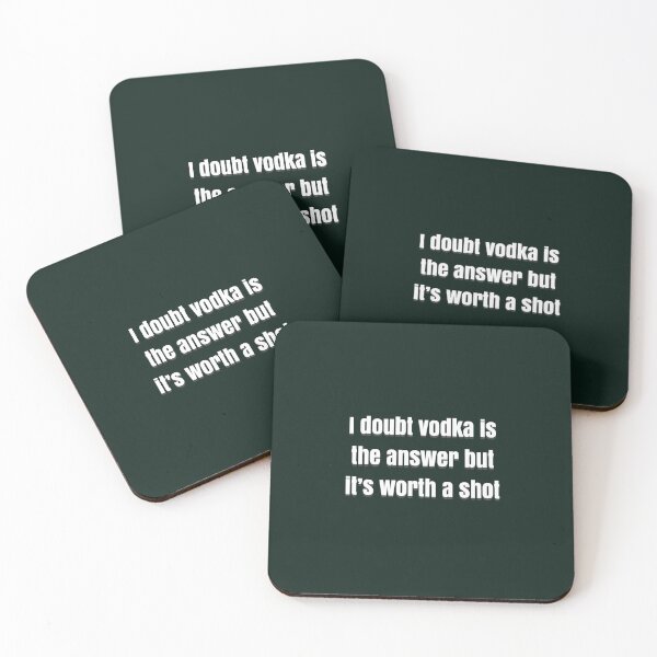 Item preview, I doubt vodka’s the answer but it’s worth a shot designed and sold by BellaTho.