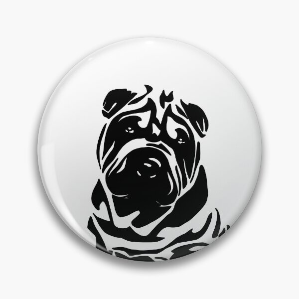 Artikelvorschau, Shar Pei Minimalistischer Hund entworfen und verkauft von Whoofster.