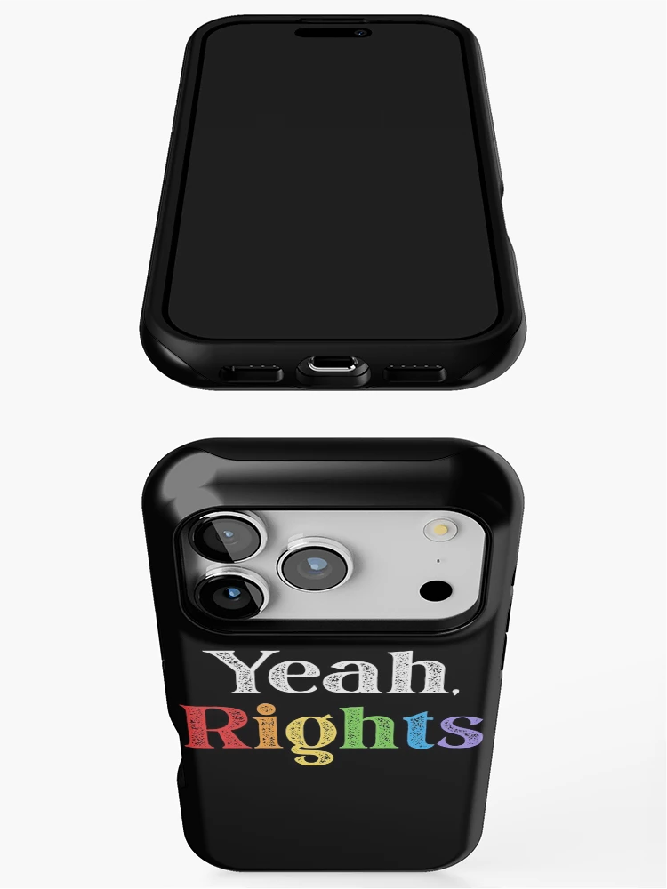 Thumbnail 3 of 4, iPhone Case, Yeah, Rights designed and sold by stuff-n-stuff.