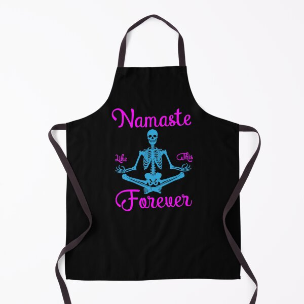 Item preview, Funny Namaste Skeleton Siddhasana or Accomplished Pose designed and sold by TheCrazyBear.