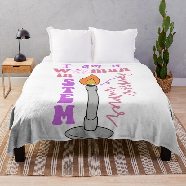 Item preview, I Am A Woman In STEM... Bunsen Burner On! designed and sold by Sophia Chung.