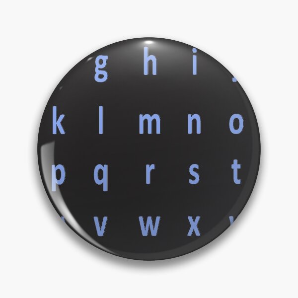 Item preview, complete alphabet - dark blue designed and sold by ZiphGames.