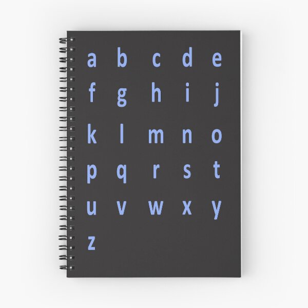 Item preview, complete alphabet - dark blue designed and sold by ZiphGames.