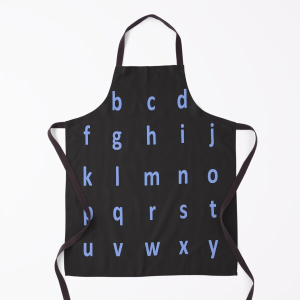 Aperçu de l'œuvre alphabet complet - bleu foncé créée et vendue par ZiphGames.