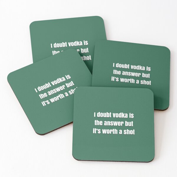 Item preview, I doubt vodka’s the answer but it’s worth a shot designed and sold by BellaTho.
