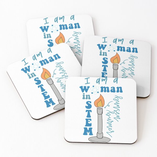 Item preview, I Am A Woman In STEM... Bunsen Burner On! designed and sold by Sophia Chung.