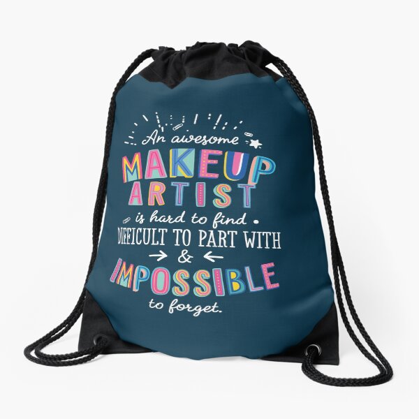 Vista previa del artículo con la obra «An awesome Makeup Artist Gift Idea - Impossible to Forget Quote», diseñado y vendido por betternotes.