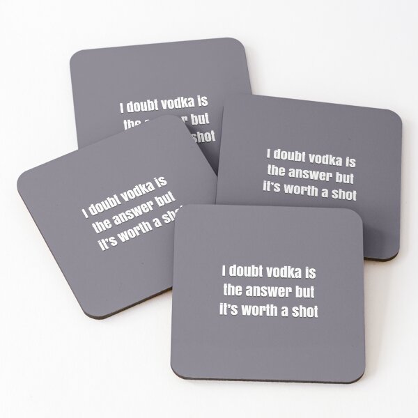 Item preview, I doubt vodka’s the answer but it’s worth a shot designed and sold by BellaTho.