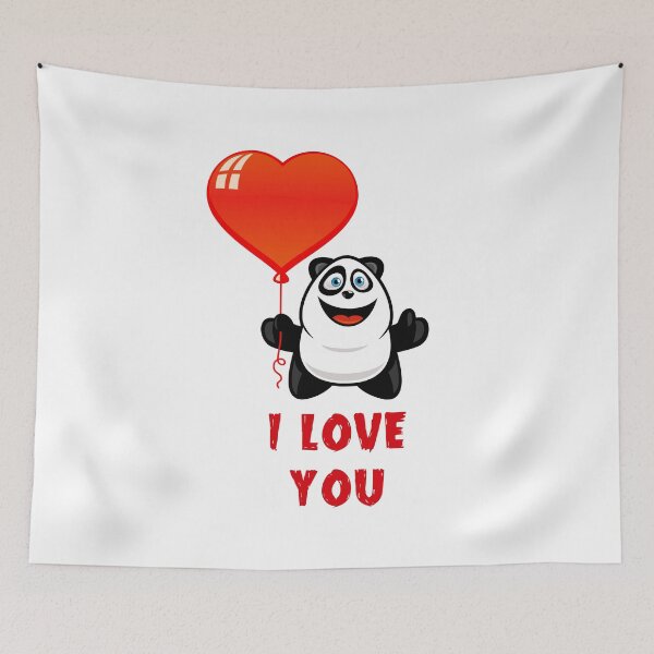 Item preview, I love you, panda, funny gift idea, pandas, love designed and sold by ThommyBLN.
