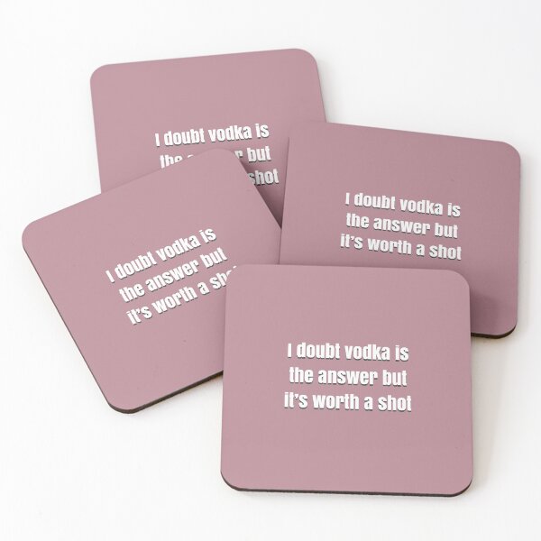 Item preview, I doubt vodka’s the answer but it’s worth a shot designed and sold by BellaTho.