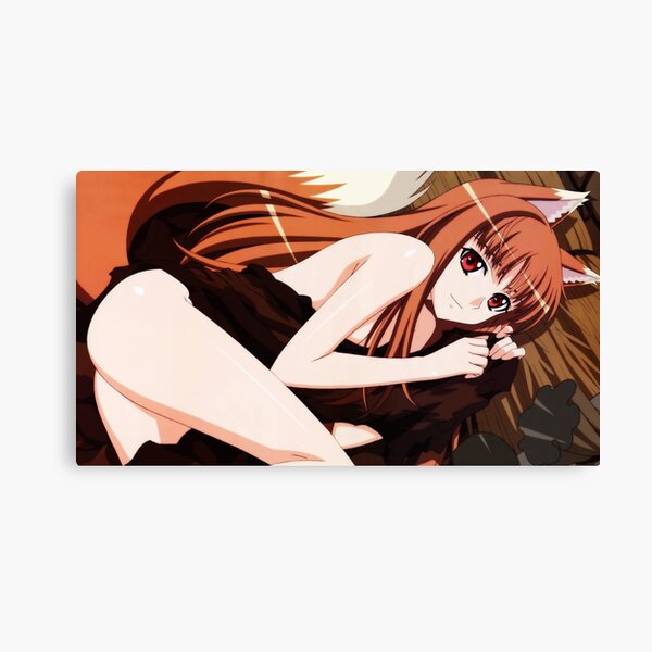 Anime Hot Girl - Spice And Wolf Canvas Print