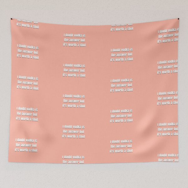 Item preview, I doubt vodka’s the answer but it’s worth a shot designed and sold by BellaTho.