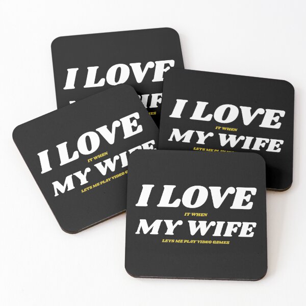 Item preview, Copy of I love it when my wife lets me play video games designed and sold by ChaseCoClothing.